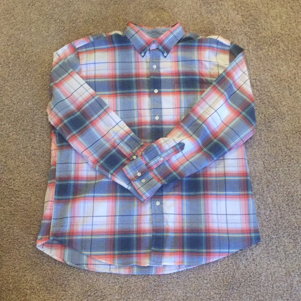 New!! Saddlebred Plaid Button Down Shirt XL NWOT